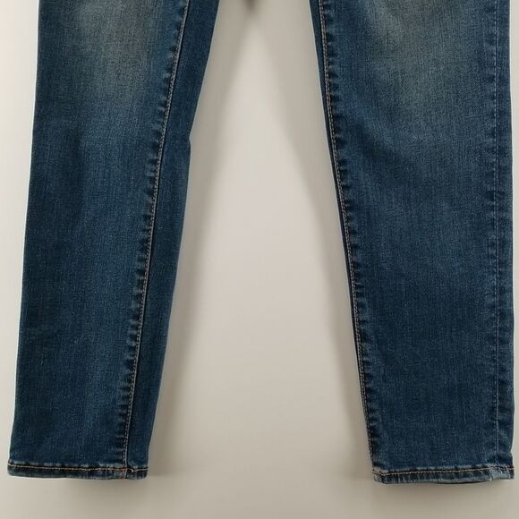 GAP Jeans Womens Size 28 Regular Blue Denim True Skinny Mid Rise 5 Pockets - Picture 3 of 12